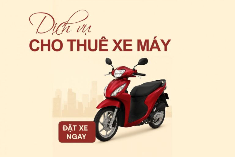 Dịch vụ cho thuê xe máy tại TP.HCM dành cho khách lưu trú La Doma Hotels
