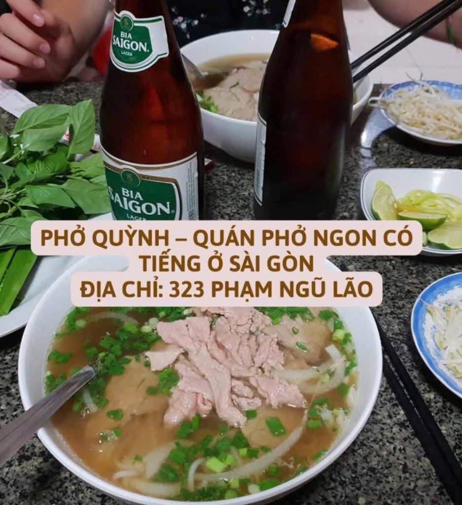 Quán ăn sáng ngon Sài Gòn chất lượng và nổi tiếng